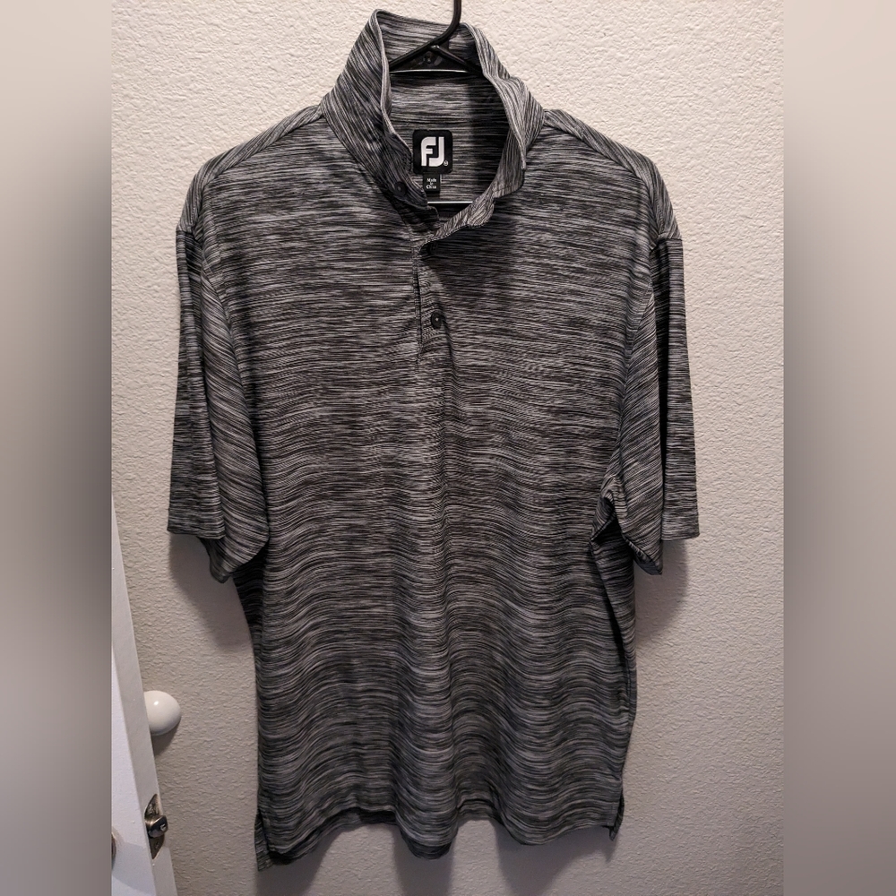 FootJoy Black and Grey Polo